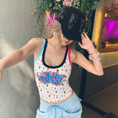 上衣 辣妹穿搭无袖 1件85折2件8折3件75折 背心女夏外穿2025新款