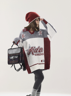 初代美希MEYSIKIM羊毛毛衣女秋冬可外穿内搭套头慵懒松弛感毛线衣