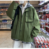 假两件外套男春季大码工装夹克冲锋衣港风模特2JK60011-特P30,男装夹克,电商A076,电商基地 假两件外套男春季大码工装夹克冲锋衣港风模特2JK60011-特P30,男装夹克,电商A076,电商基地