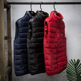 2025秋冬新款立领休闲棉马甲加肥加大码无袖背心外套2MJ86886-P45，男装背心/马甲，电商A076