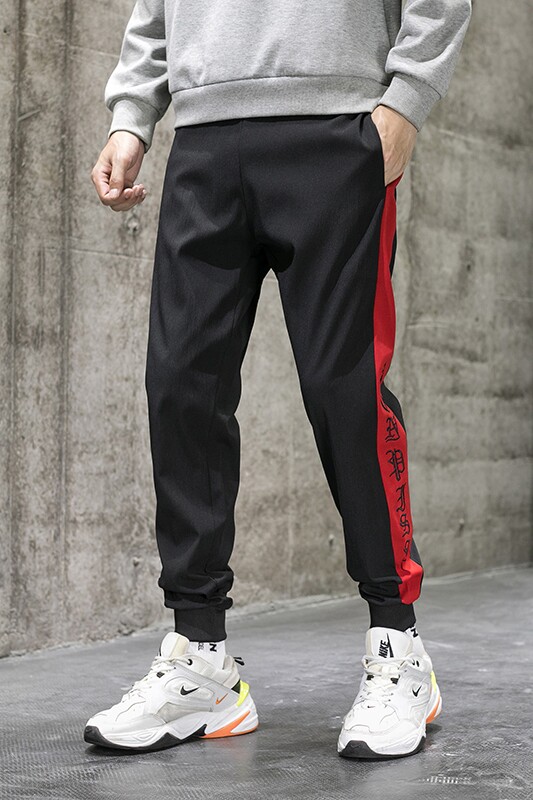 休闲裤卫裤情侣男女秋季九分长裤子束脚模特运动裤20C,男装休闲裤,电商A076