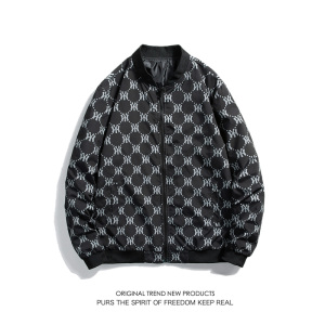 立领夹克外套男士秋季休闲挂拍棒球服白底外贸1J,男装秋冬牛仔裤搭配什么外套图片