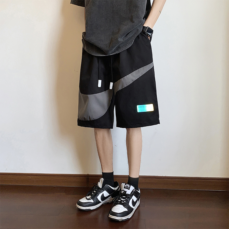 篮球运动短裤男士夏季大码宽松薄款五分裤子港风模特DK9818-P25，男装牛仔裤，电商A076