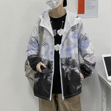 夏季冰丝外套男超薄防紫外线大码情侣防晒衣港风模特4FS9063-P25，男装夹克，电商A076
