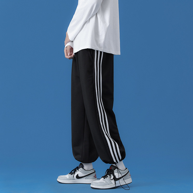休闲裤卫裤情侣男女秋季九分裤子束脚运动裤长裤13C,男装休闲裤,电商A076