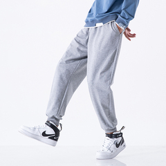 New guard pants pure cotton spring neutral style straight casual pants Hong Kong Style