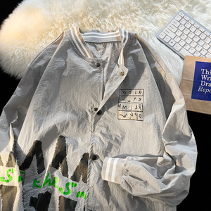 情侣防晒衣男外套超薄款透气速干宽松棒球服无差价FS5982-特P20图片