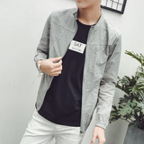 夹克男春夏季潮流韩版修身立领外套休闲百搭薄款上衣服3J，男装夹克，电商A076