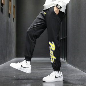 休闲裤卫裤情侣男女秋季九分长裤子束脚模特运动裤CK2118-P35图片