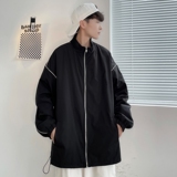 秋冬季夹克衣服外套男女港风反光夜光外套立领34J，男装夹克，电商A076