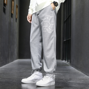 休闲裤卫裤情侣男女秋季九分裤子束脚运动裤长裤16CK2116-P40图片