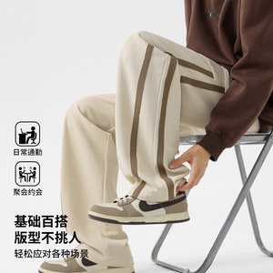 2025春秋季新款大码休闲裤男士直筒条纹卫裤无影墙CK2578-特P39图片