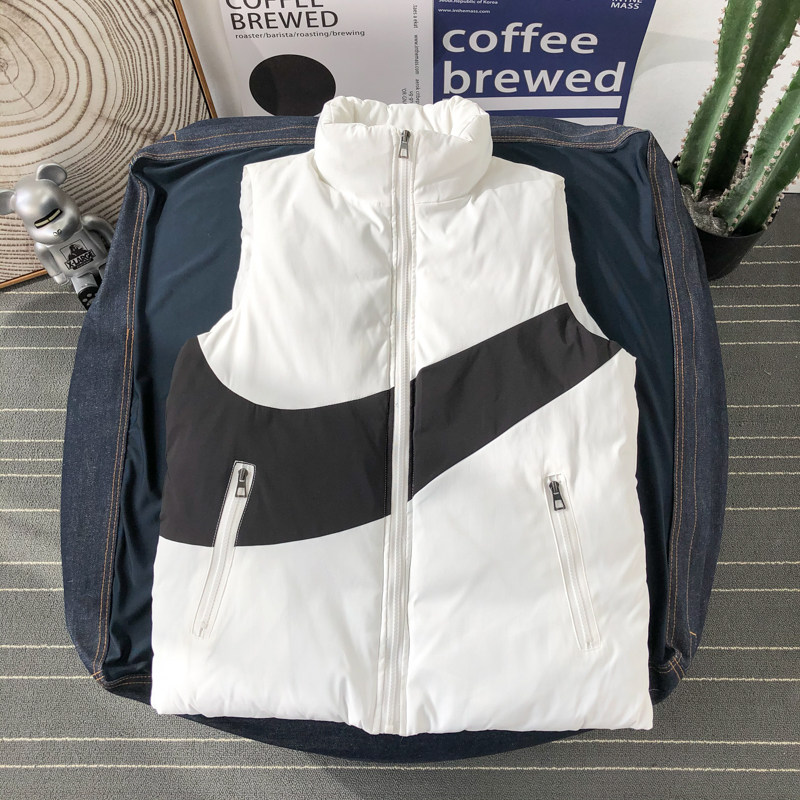 羽绒棉马甲男女秋冬情侣中性风坎肩大版外套港风摆拍1MJ13，男装背心/马甲，电商A076