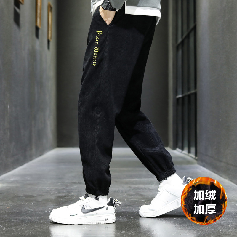 休闲裤卫裤情侣男女秋季九分裤子束脚运动裤长裤21CK9989-P45,男装休闲裤,电商A076