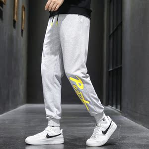 休闲裤卫裤情侣男女秋季九分长裤子束脚模特运动裤16CK2118-P35图片