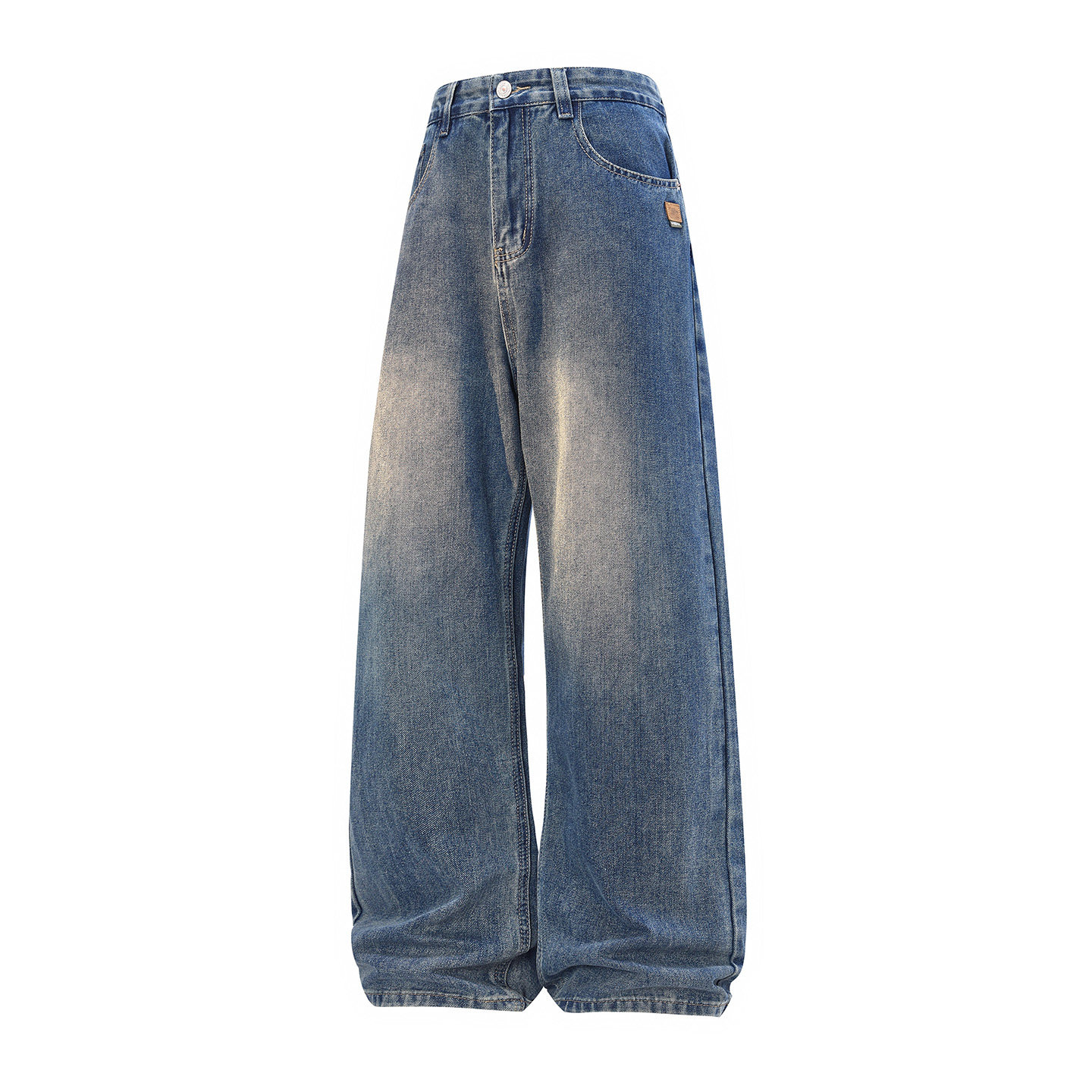 美式复古直筒牛仔裤男士春秋宽松百搭款休闲长裤NZ9321-特P47，男装牛仔裤，电商A076