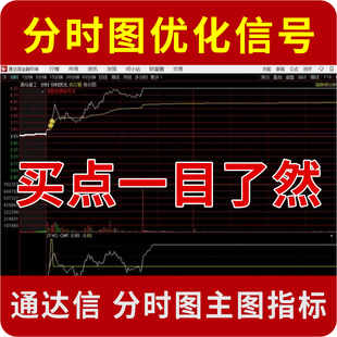 通达信 分时图做T指标 分时图优化指标 买点一目了然 机会极少