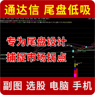 通达信 尾盘低吸买入 专为尾盘交易设计 捕捉市场拐点 电脑手机