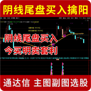 高胜率选股 创业板阴线尾盘买入擒阳 尾盘低吸买入 今买明卖套利