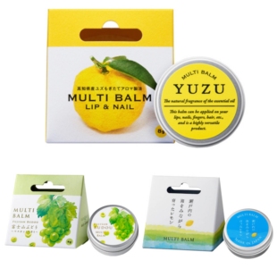 现货Biken美健daily aroma高知县yuzu富士山葡萄万用膏润唇膏唇膜