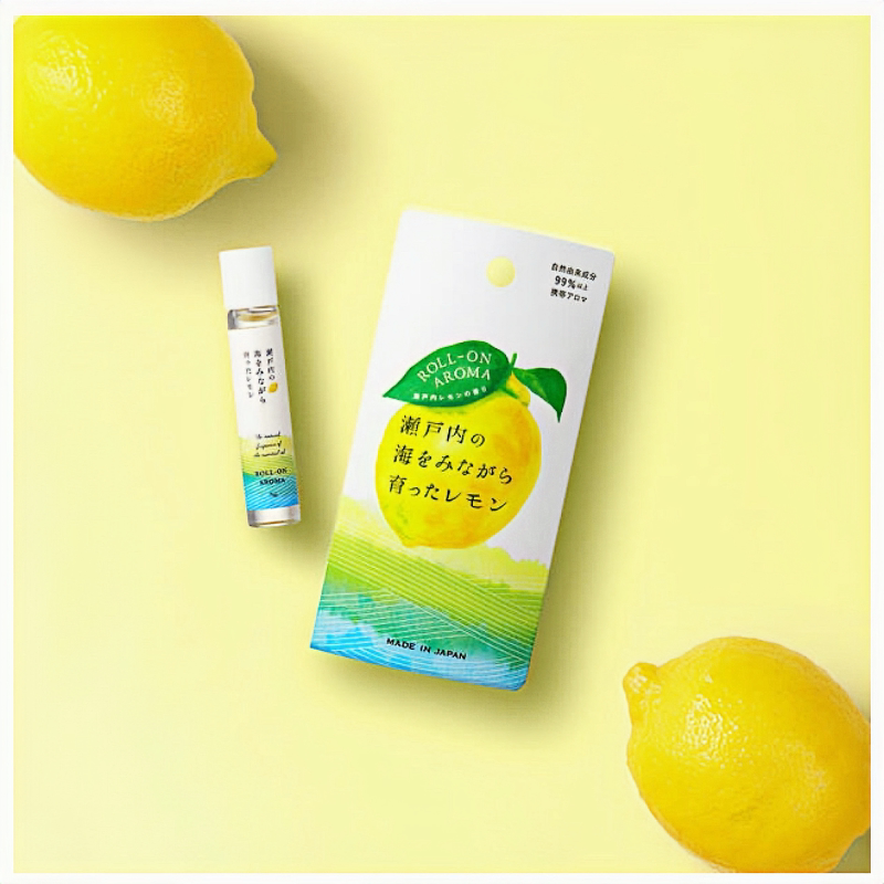 现货日本Biken美健daily aroma高知县yuzu濑户内柠檬走珠香水7ml