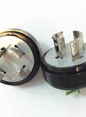 LK6420/旋转锁紧插头/四脚插头/隆光LKEW/引挂式插头/台湾/进口