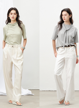 Next Weekend「海盐」加州假日系列 两穿系带T恤