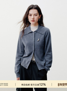 NextWeekend「千金」针织100%绵羊毛女秋冬通勤一衣多穿毛衣