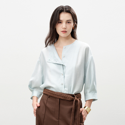 Next Weekend「gelato」加州假日系列 双门襟衬衫