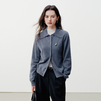 NextWeekend「千金」针织100%绵羊毛女秋冬通勤一衣多穿毛衣