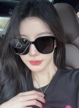 GM复古方明星同款大脸显瘦墨镜j简约海边开车防紫外线男女太阳镜
