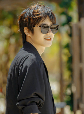 刘昊然同款墨镜男士2022年新款潮gm太阳眼镜偏光驾驶开车女高级感