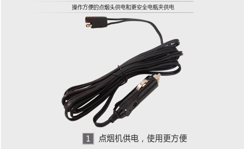 电动千斤顶电源线12V大功率液压轿车越野通用车载5吨充气泵配件