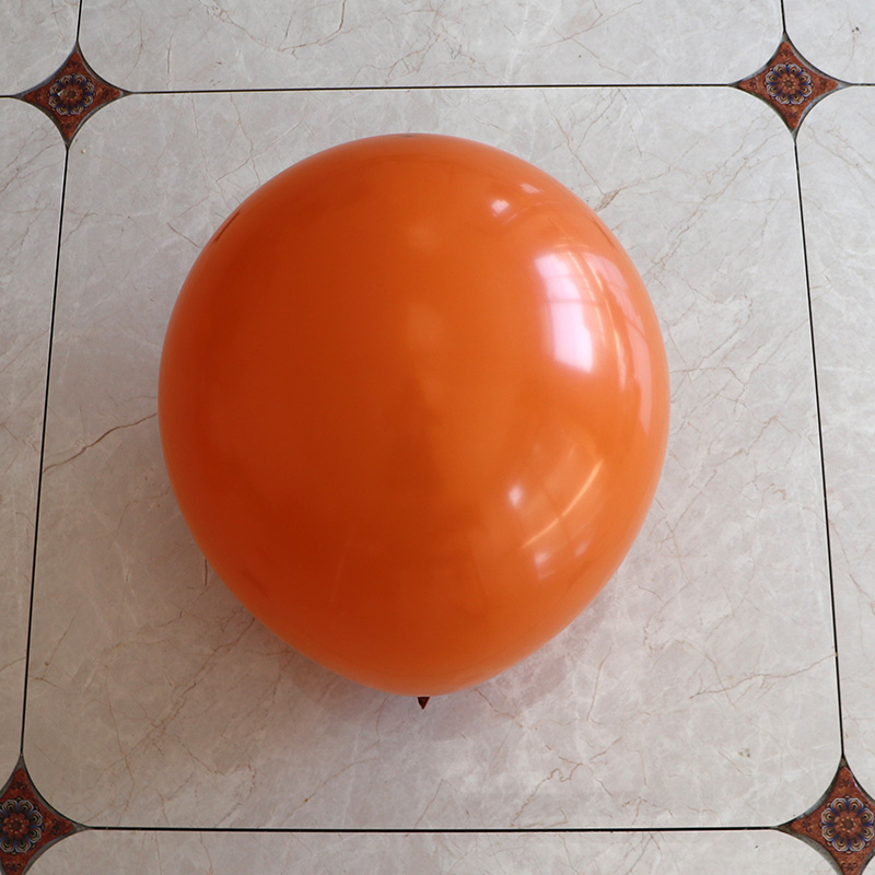 乳胶气球圆形复古色爱玛橙