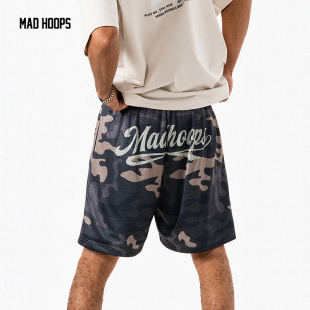 Madhoops篮球短裤美式迷彩运动短裤跑步健身三分裤男款速干裤子男