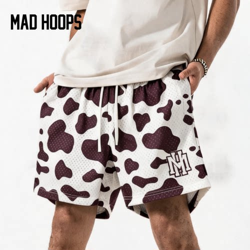 Madhoops篮球短裤美式运动短裤跑步健身三分四分裤男款速干裤子男