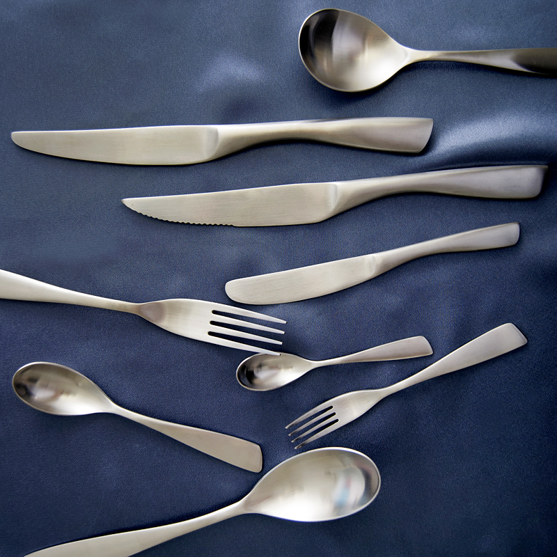 荷兰拉丝设计304不锈钢牛排刀叉