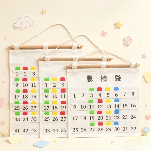 幼儿园晨检袋双用加透明皮帆布袋可水洗挂袋晨检袋健康卡袋新款