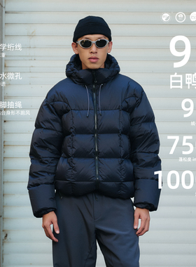 BOHRHOO25AW「防雪雨排骨羽绒」95白鸭绒超保暖连帽羽绒面包服冬