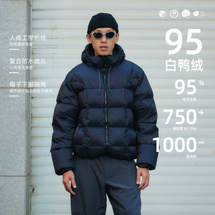 BOHRHOO25AW「防雪雨排骨羽绒」95白鸭绒超保暖连帽羽绒面包服冬