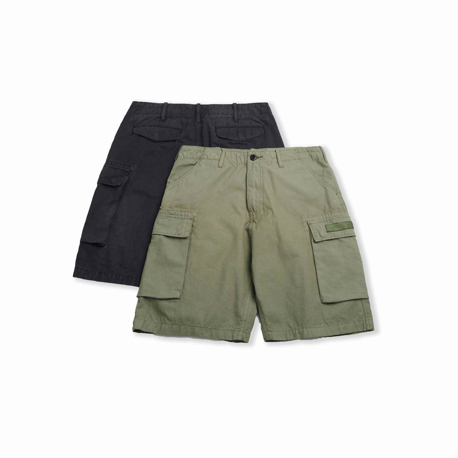 BOHRHOO 1/2 19SS 军事风做旧水洗碧纹染军短裤在类目 男装, 休闲裤中 - 来自Buy2taobao.com提供专业的淘宝代购服务