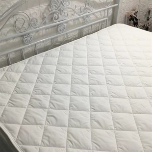 瑕疵双人180 2.5kg 200cm床褥白色床垫四角固定带绗缝厚实款