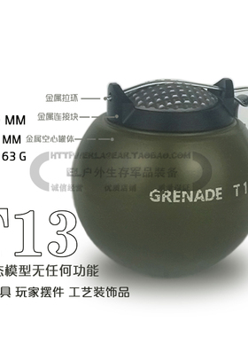 EL户外 T13金属玩具纯静态模型道具教具影视道具 收藏工艺品