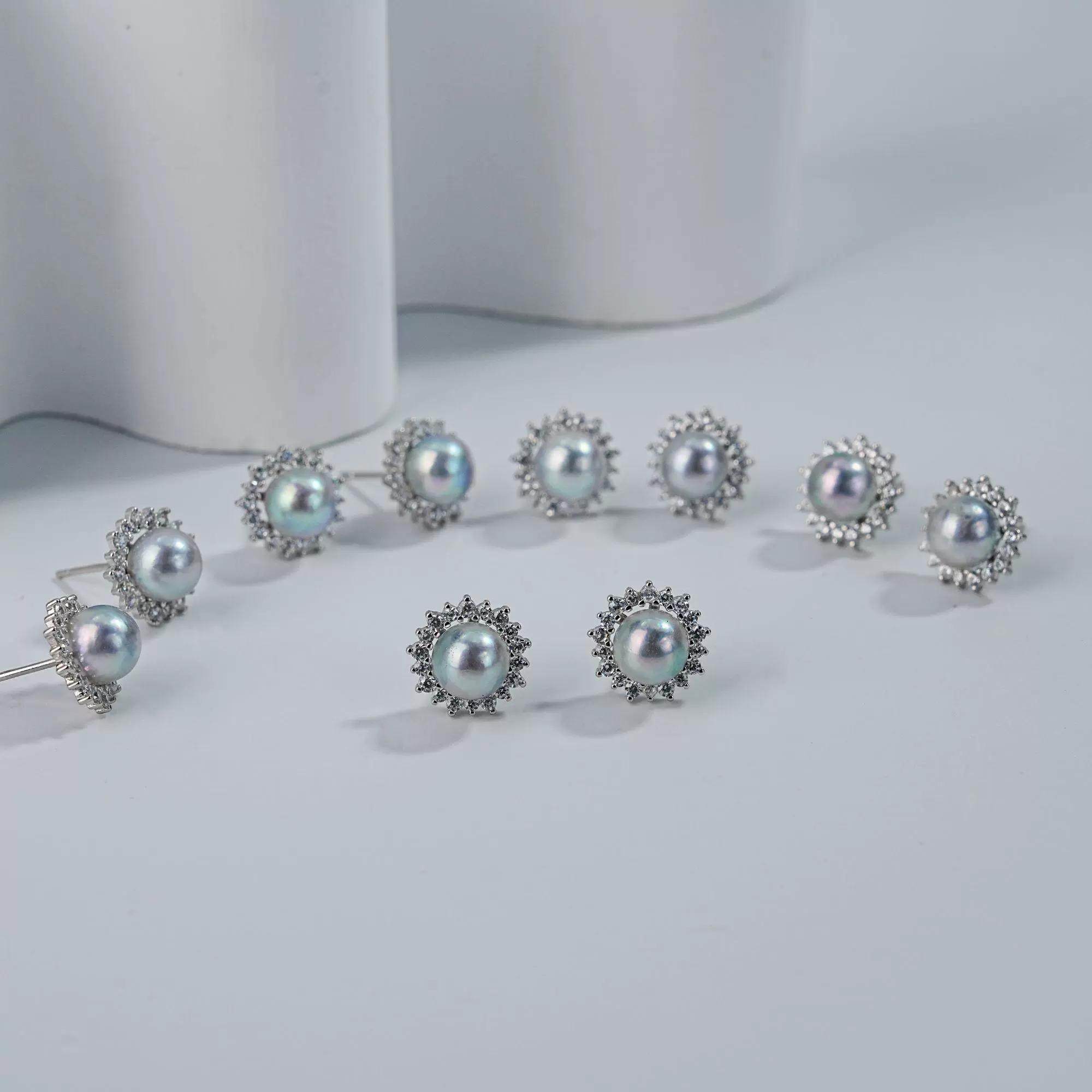 【可乐优选】6-7mmS925银海水真多麻太阳花耳钉（多样性发货1）,珠宝/钻石/翡翠,耳饰,淘宝优惠券,粉丝福利购,淘宝优惠卷