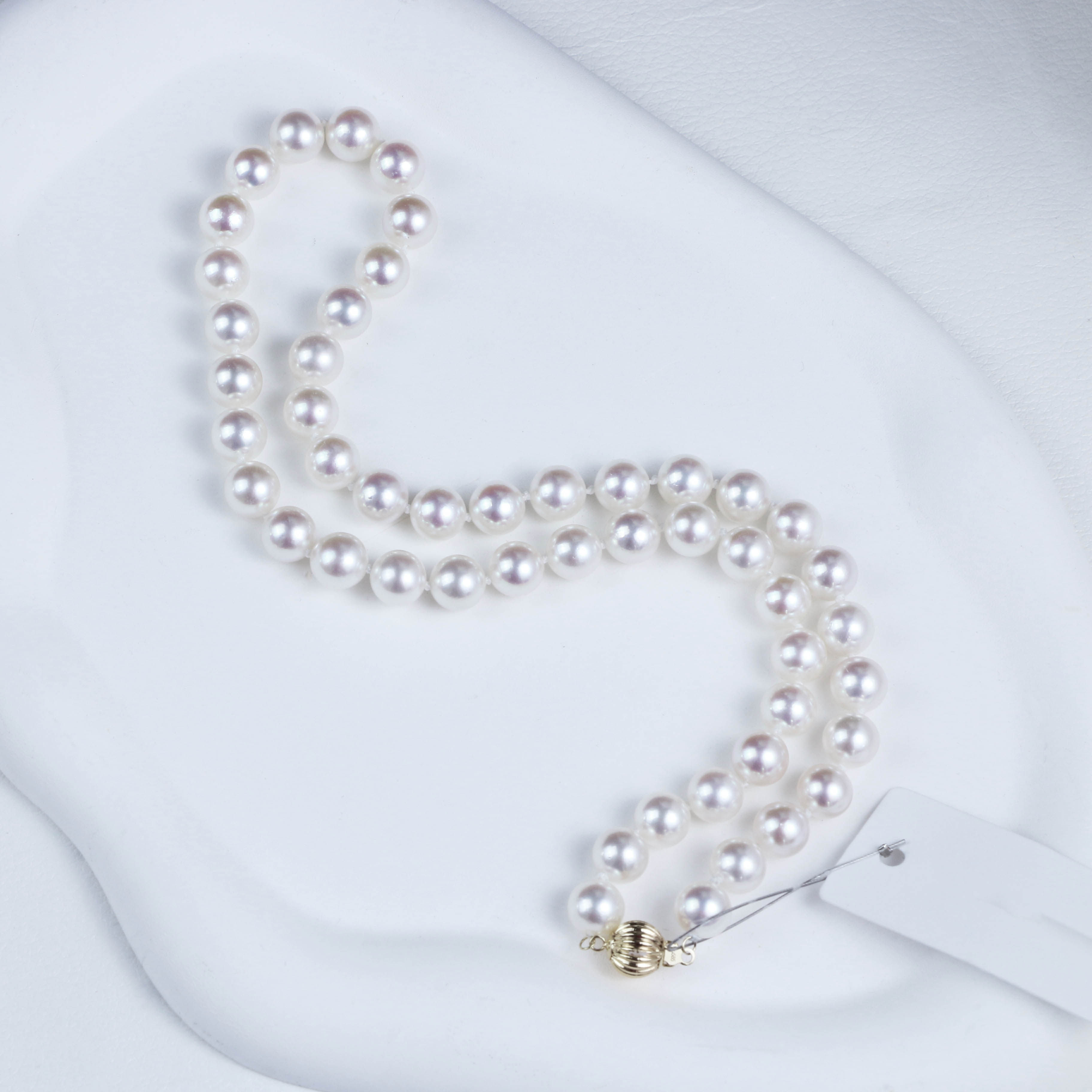 【可乐优选】8.5-9mm海水珍珠akoya项链花珠级（带真综研大证）