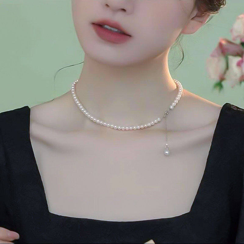 【可乐优选】星光熠熠5-6mm冷白极强光珍珠项链