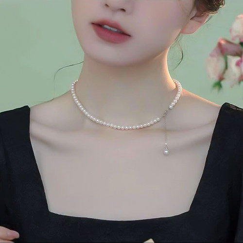 【可乐优选】星光熠熠5-6mm冷白极强光珍珠项链