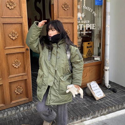 韩国东大门同款2025年秋新toogood 娜娜工装机能风棉服外套