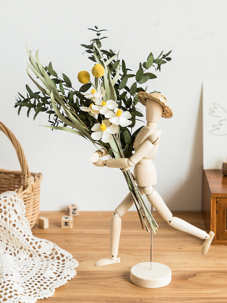 ins卧室家居关节创意摆件花束