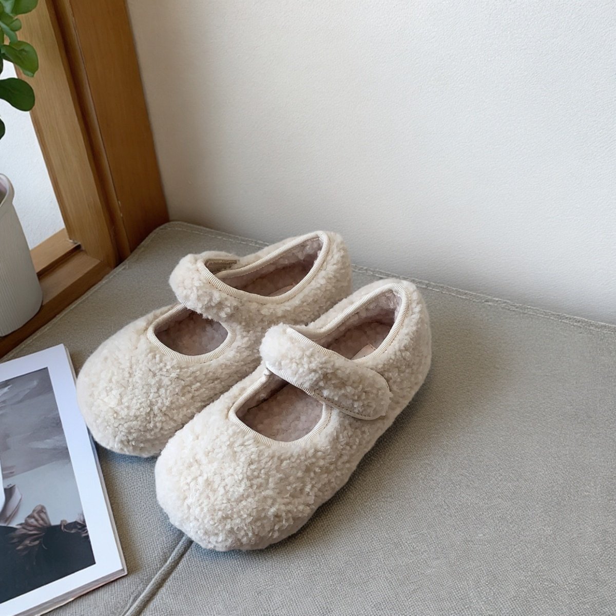 女童毛毛鞋外穿冬季新款儿童公主加绒保暖棉鞋宝宝软底二棉豆豆鞋,童鞋/婴儿鞋/亲子鞋,棉鞋,淘宝优惠券,粉丝福利购,淘宝优惠卷
